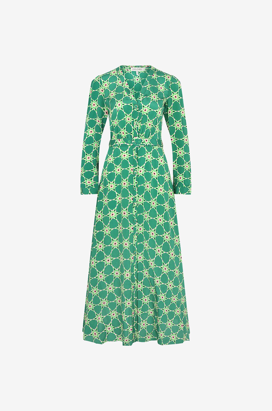 Midikleid aus Seide Lea