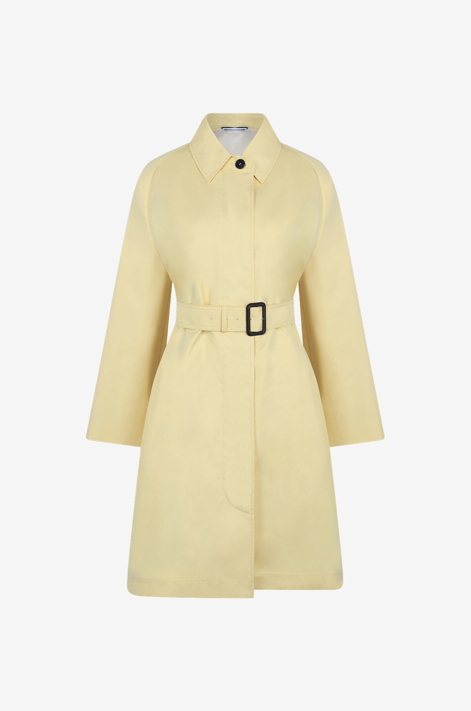WEEKEND MAX MARA Kurzer ausgestellter Trenchcoat aus Gabardine Lembi Damen GELB 1