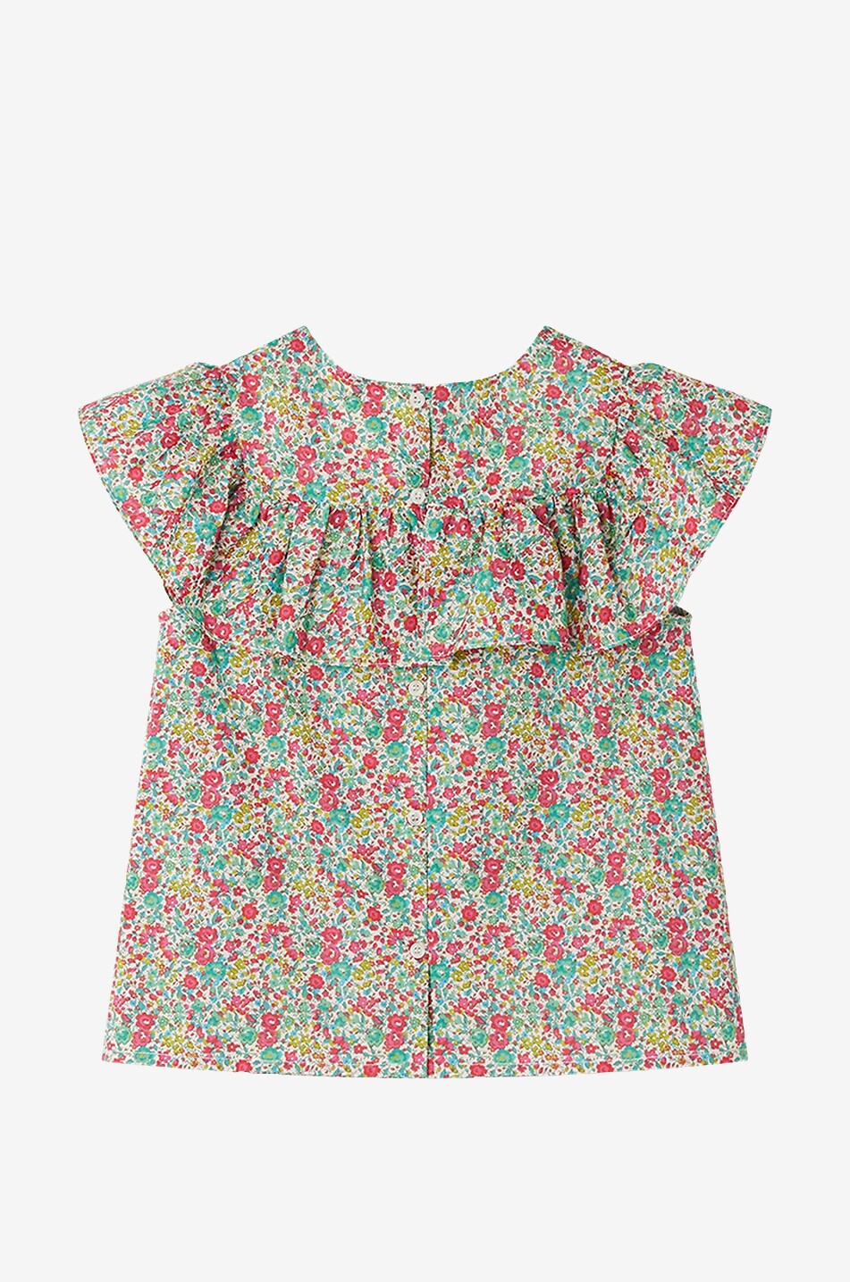 Blouse en coton bio fille Bianca