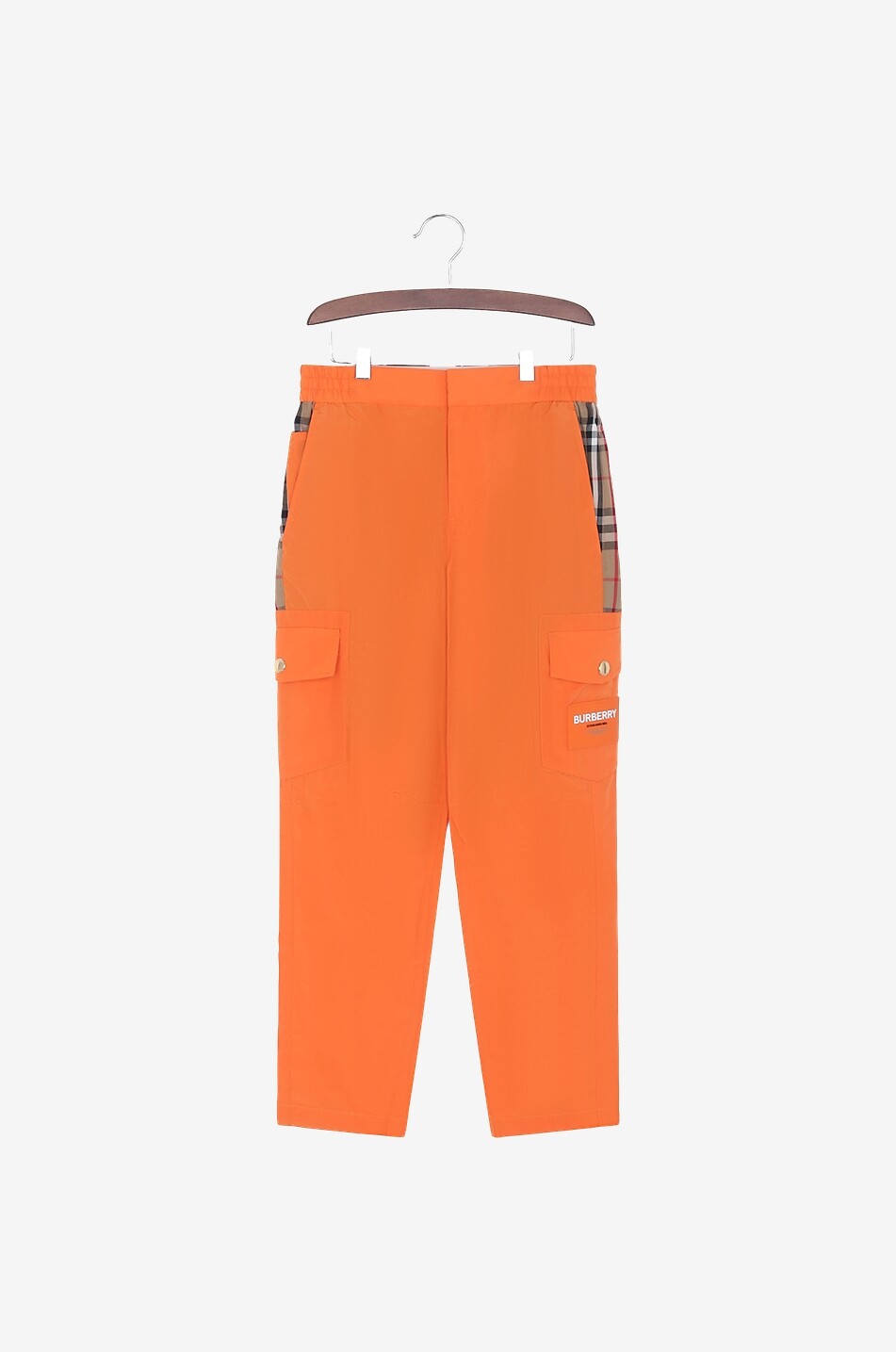 BURBERRY Jungen-Cargo-Hose mit Check-Detail Gordon Junge ORANGE 1