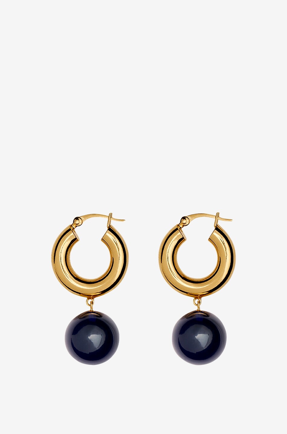 LIE STUDIO Creolen mit Perlen Charlotte Damen GOLDEN 1