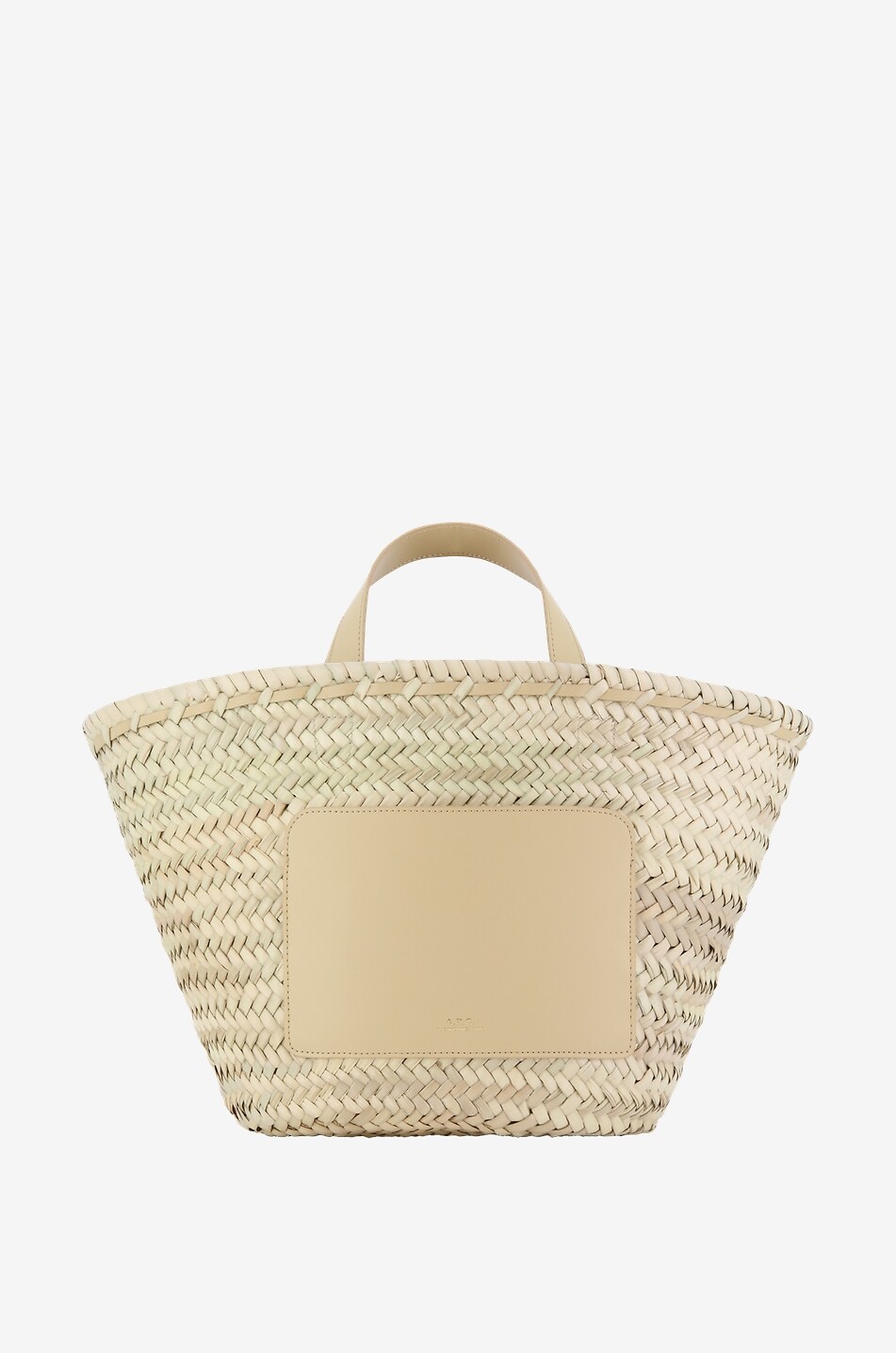 Panier en paille et cuir Zoe Small
