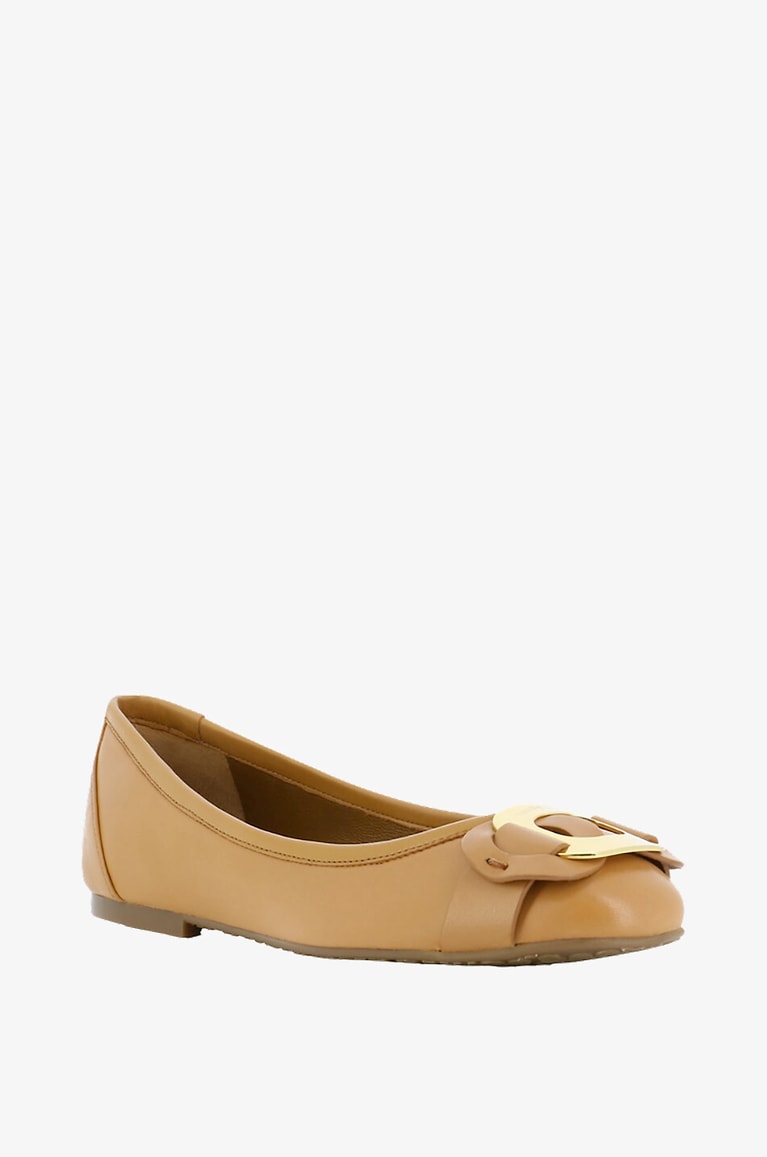 SEE BY CHLOE Ballerinas aus Nappaleder Chany Damen KAMELFARBEN 1
