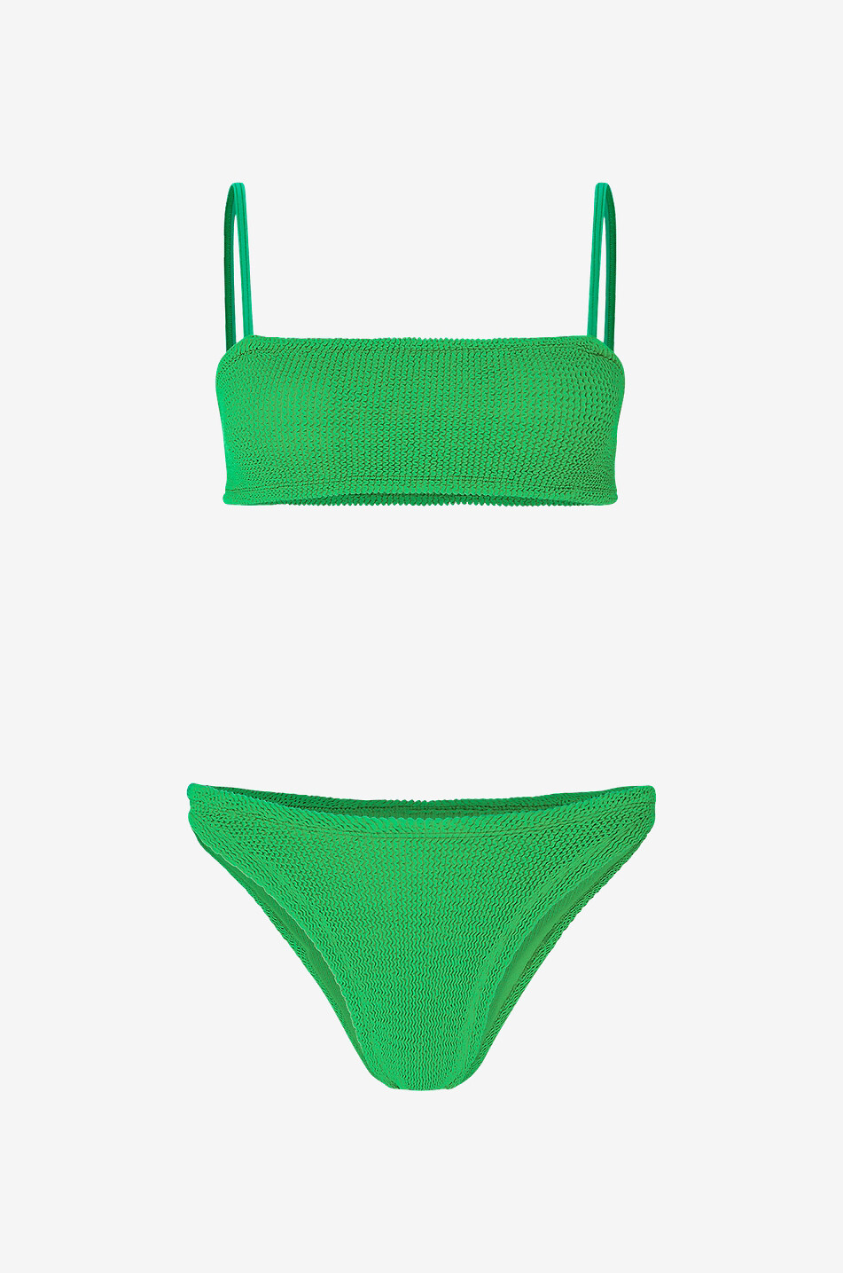 HUNZA G Gigi shelf-bra bikini Women GREEN 1