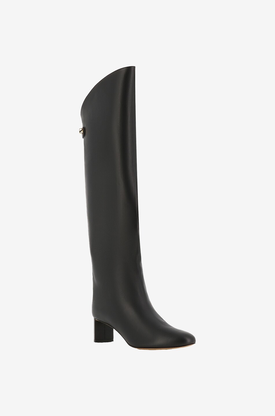 Bottes à talon en cuir nappa Adry 50