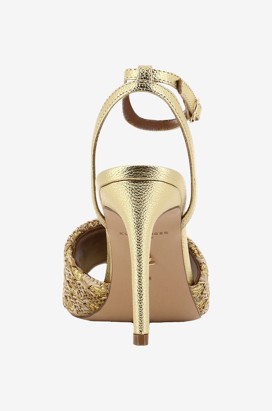 Sandales à talon en raphia Kensington
