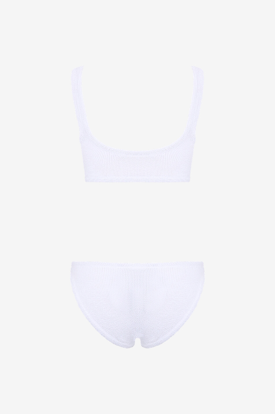 HUNZA G Bikini aus Seersucker Xandra Damen WEISS 2