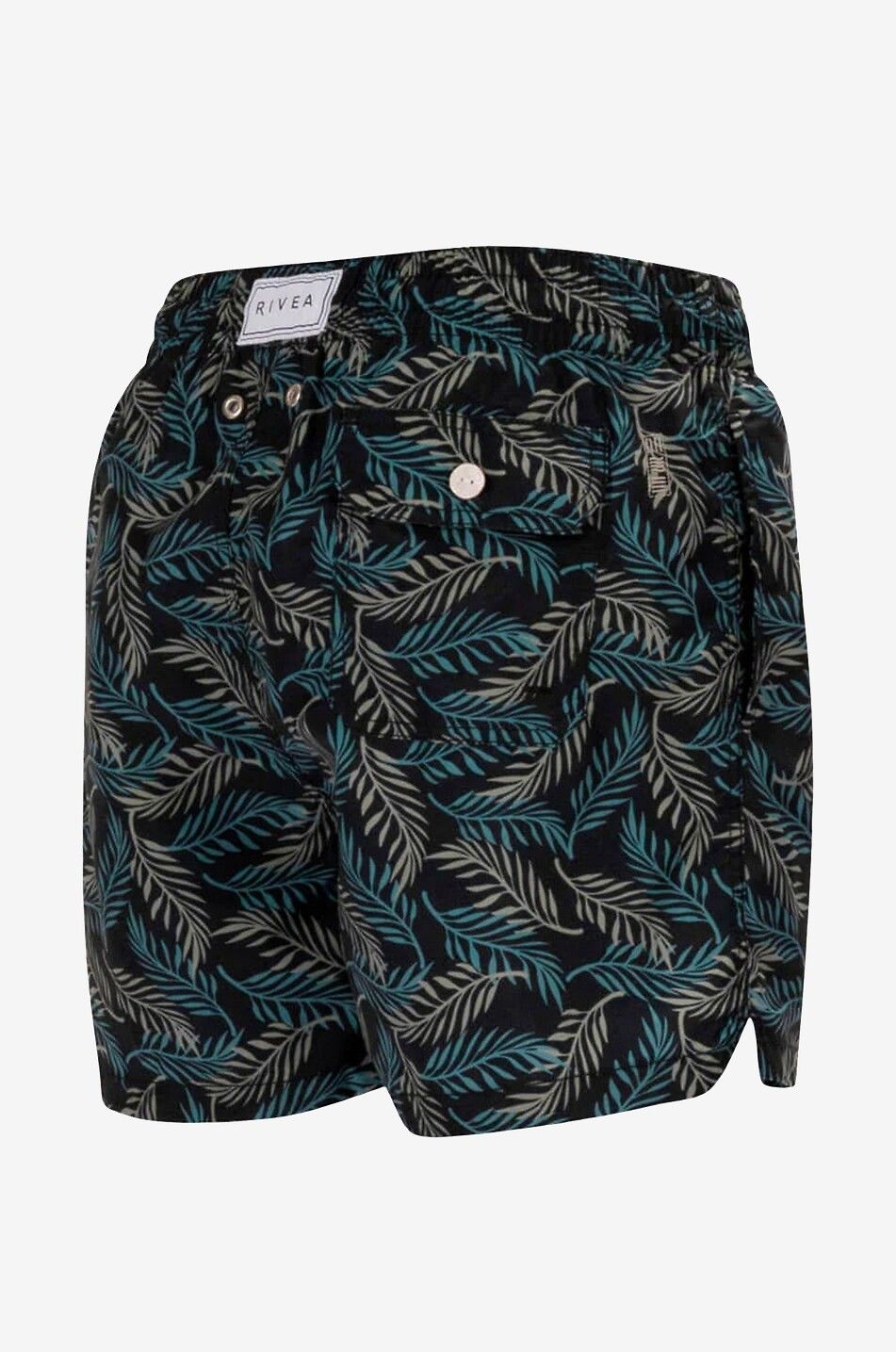 RIVEA Badeshorts mit Blattprint Cannes Herren DUNKELBLAU 2