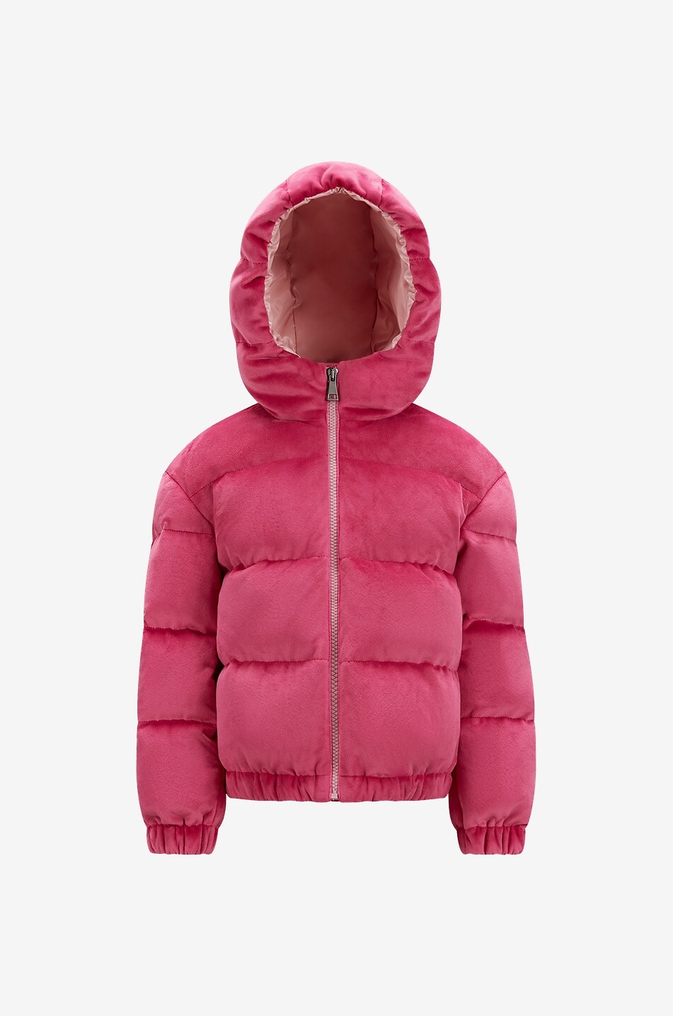Daos hooded velvet girl's down jacket