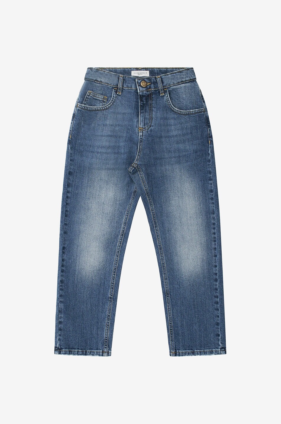 Yao Medium Wash straight-leg boy's jeans