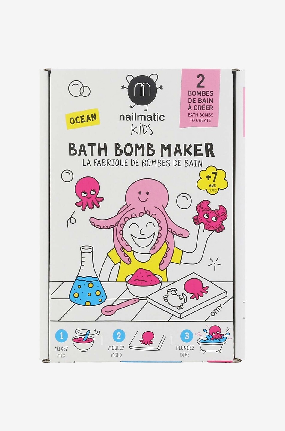 NAILMATIC Set zur Herstellung von Badebomben Ocean Unisex Farblos 1