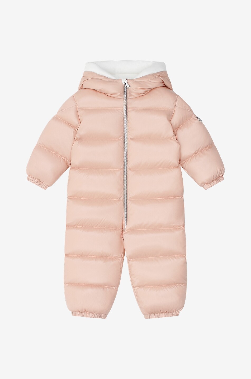 MONCLER Samian quilted baby snow suit Baby LIGHT PINK 1