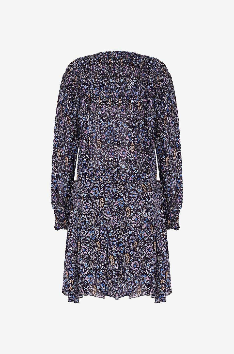 Kurzes geblümtes A-förmiges Kleid Noanne