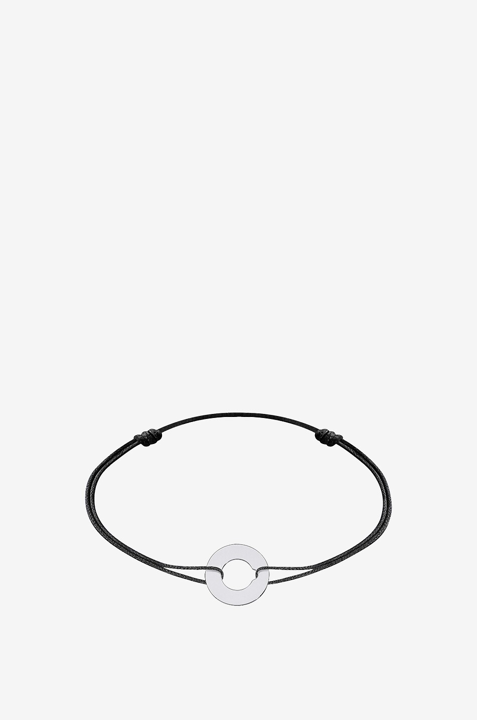 DINH VAN Cible GM cord bracelet with white gold detail Women WHITE 1