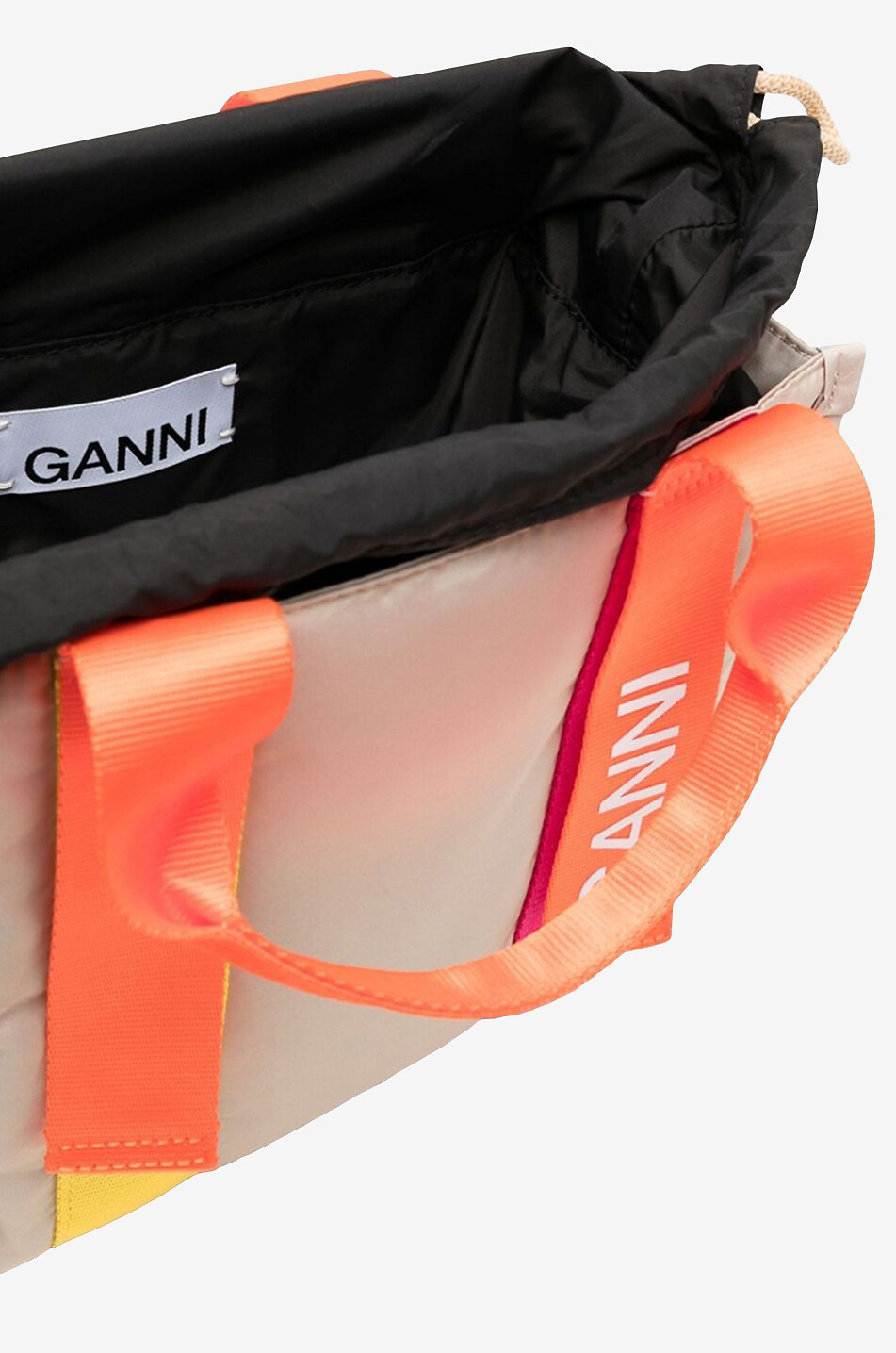 GANNI Tech Tote small tote bag Women KHAKI 3