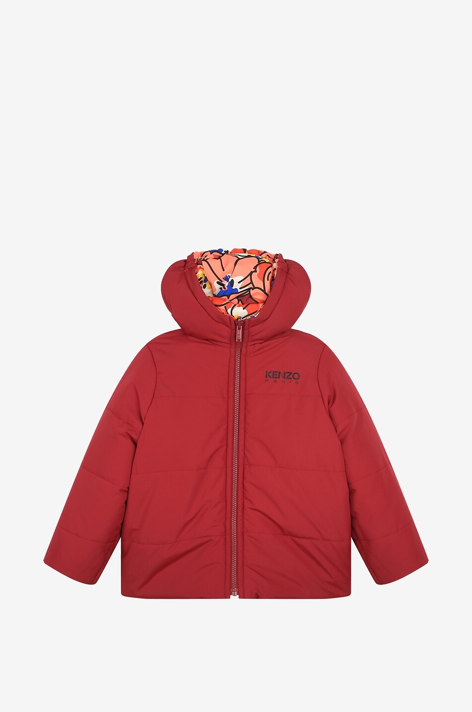 KENZO Doudoune réversible en laine fille Ikebana Cartoon Flower Fille MULTICOLORE 2