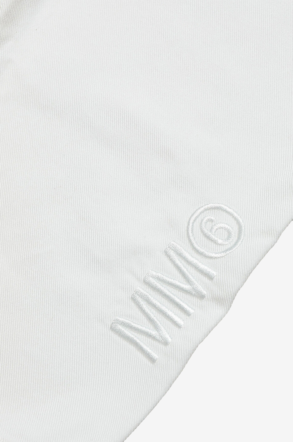 MM6 KIDS Kinder-Karottenjeans mit hohem Bund MM6 Junge WEISS 3