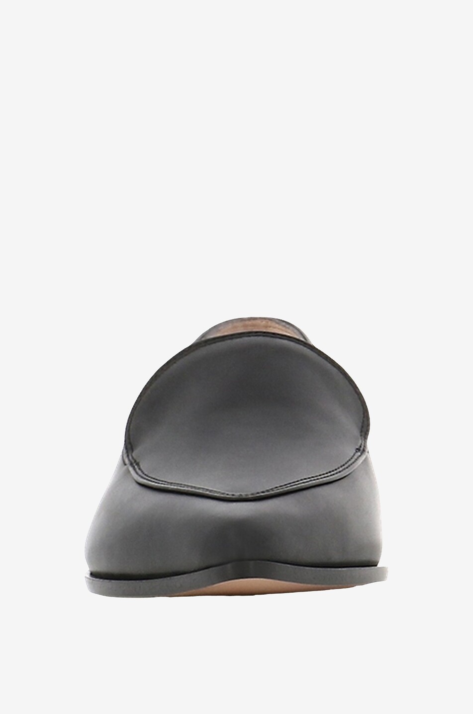 GIANVITO ROSSI Mocassins à bout pointu en cuir Perry Femme NOIR 2