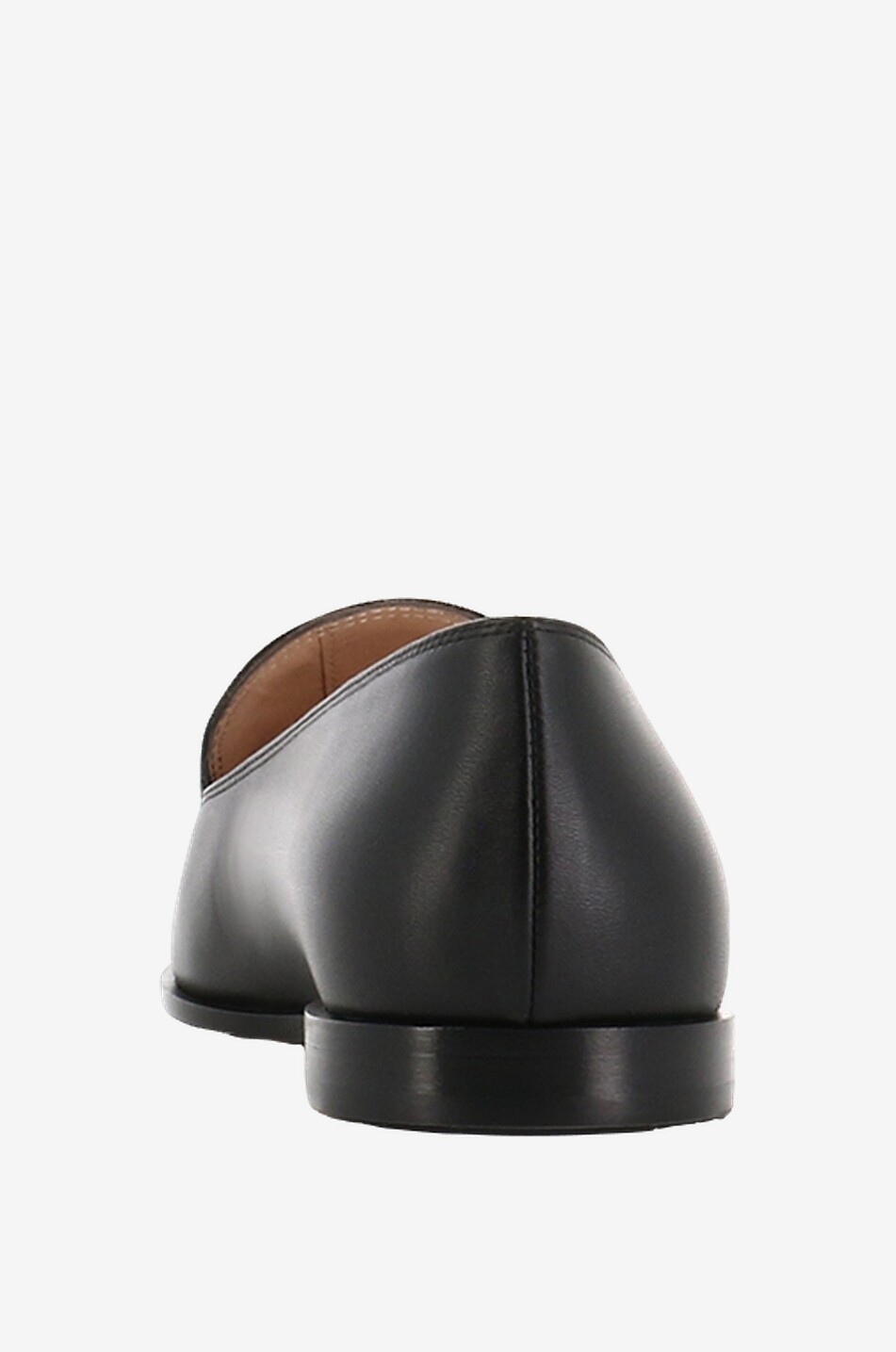 GIANVITO ROSSI Mocassins à bout pointu en cuir Perry Femme NOIR 4