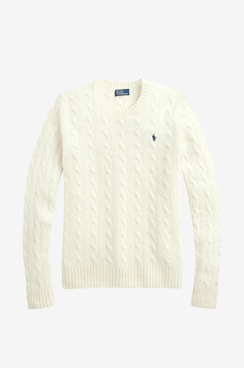 Pony wool and cashmere cable knit jumper POLO RALPH LAUREN Bongenie