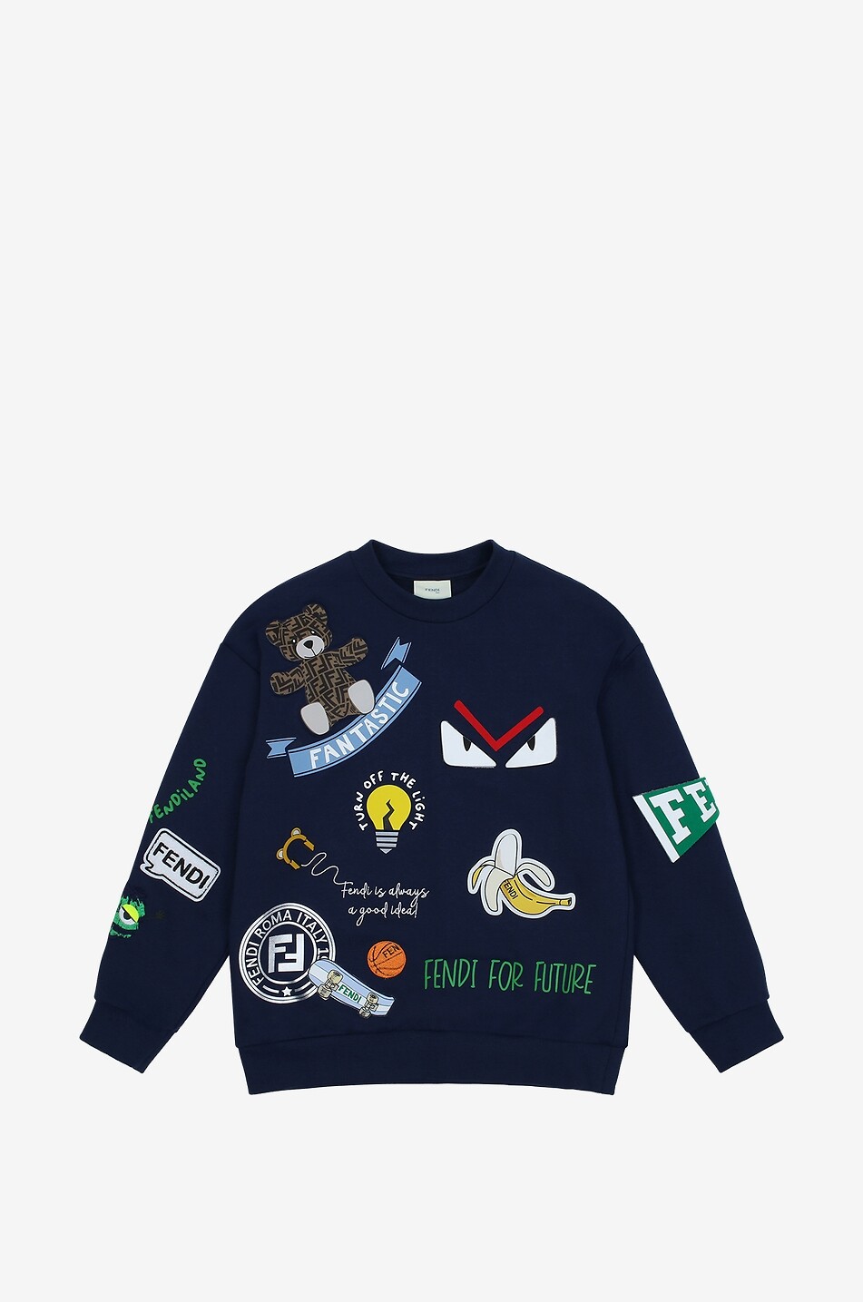 Fendi For Future customizable boy's sweatshirt