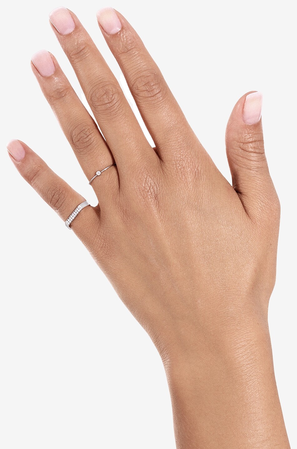 VANRYCKE Ring aus Weissgold und Diamant One Damen WEISS 2