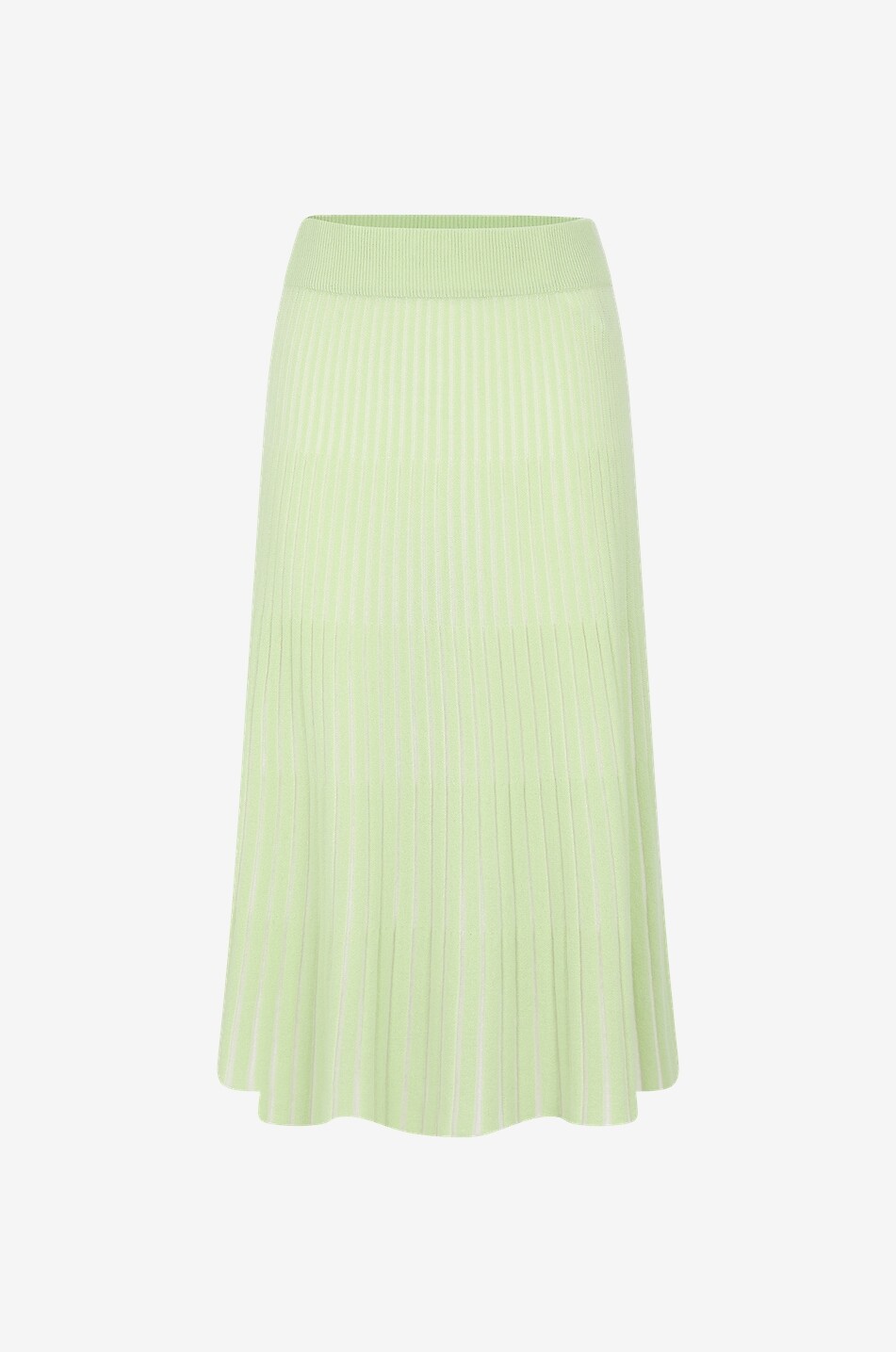 LISA YANG The Tiara Skirt cashmere midi skirt Women LIGHT GREEN 1