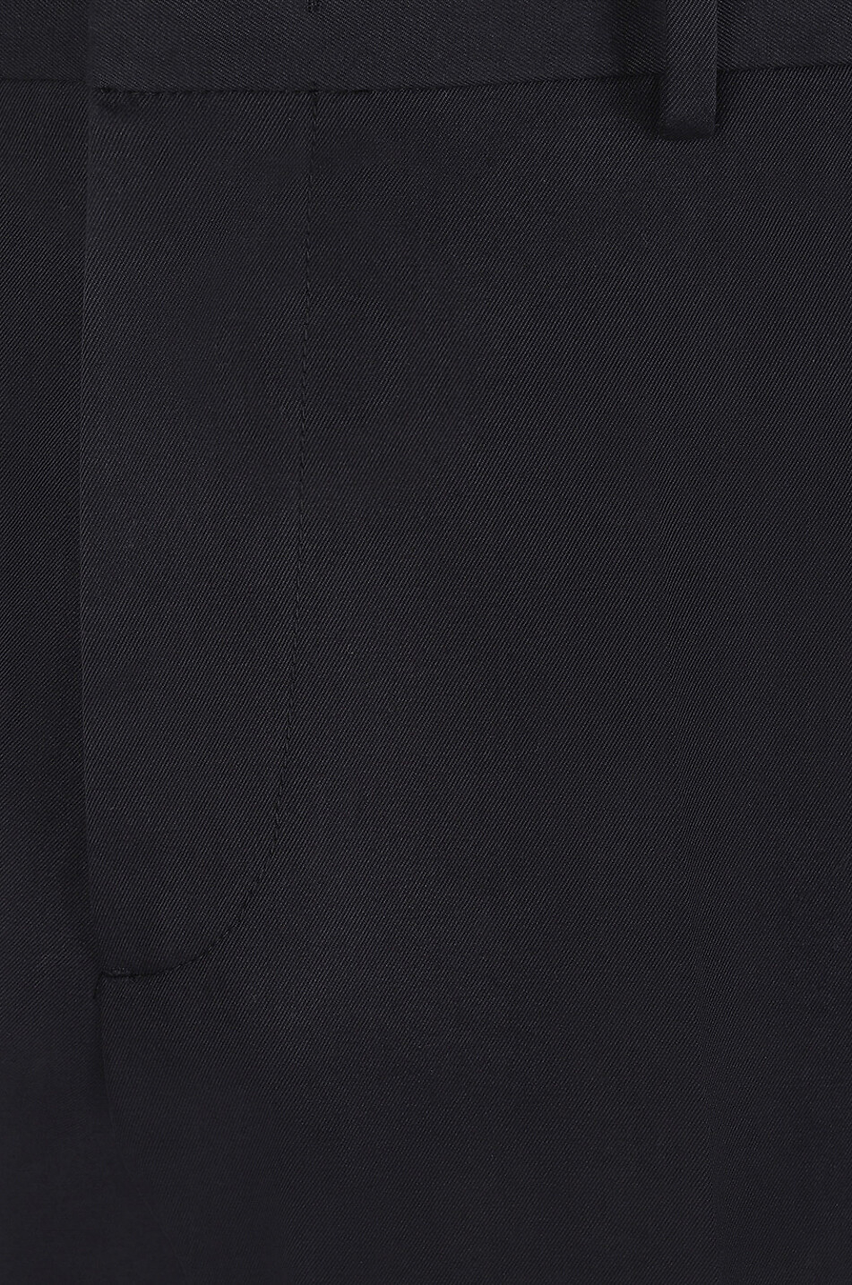 Cotton twill tapered trousers