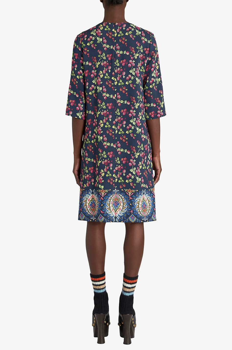 ETRO Tunikakleid aus Cady Berries Damen BLAU 4