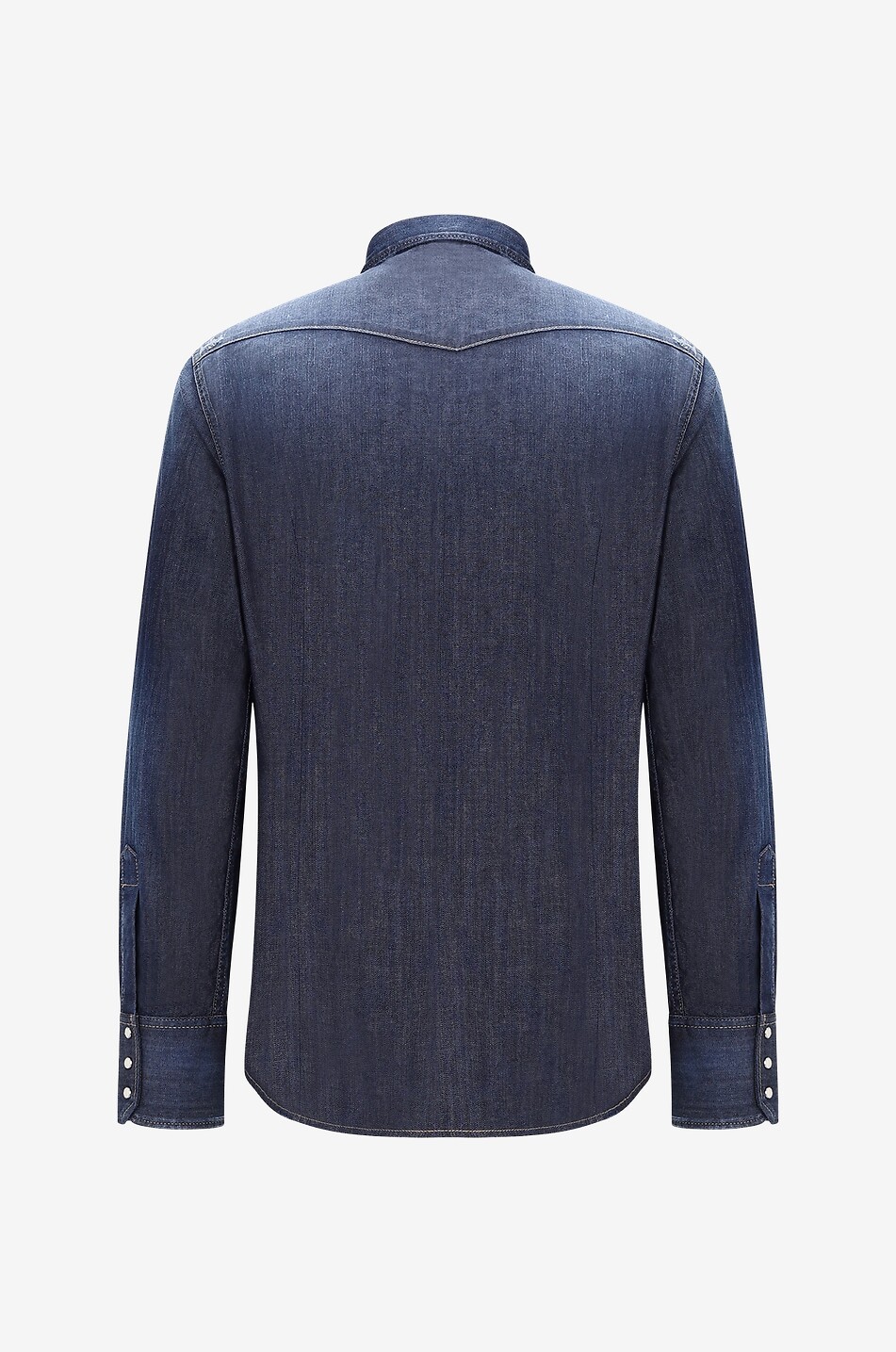 DSQUARED2 Hemd aus Used-Look-Denim Classic Western Herren BLAU 2