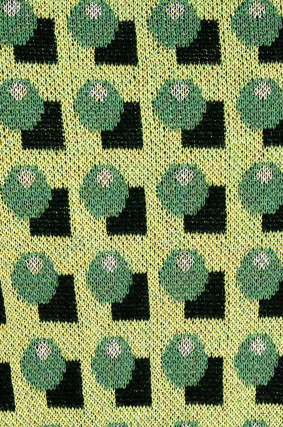 ETRO Jacquard-Strickrock mit Mikro-Krawattenmotiv Damen GRÜN 6