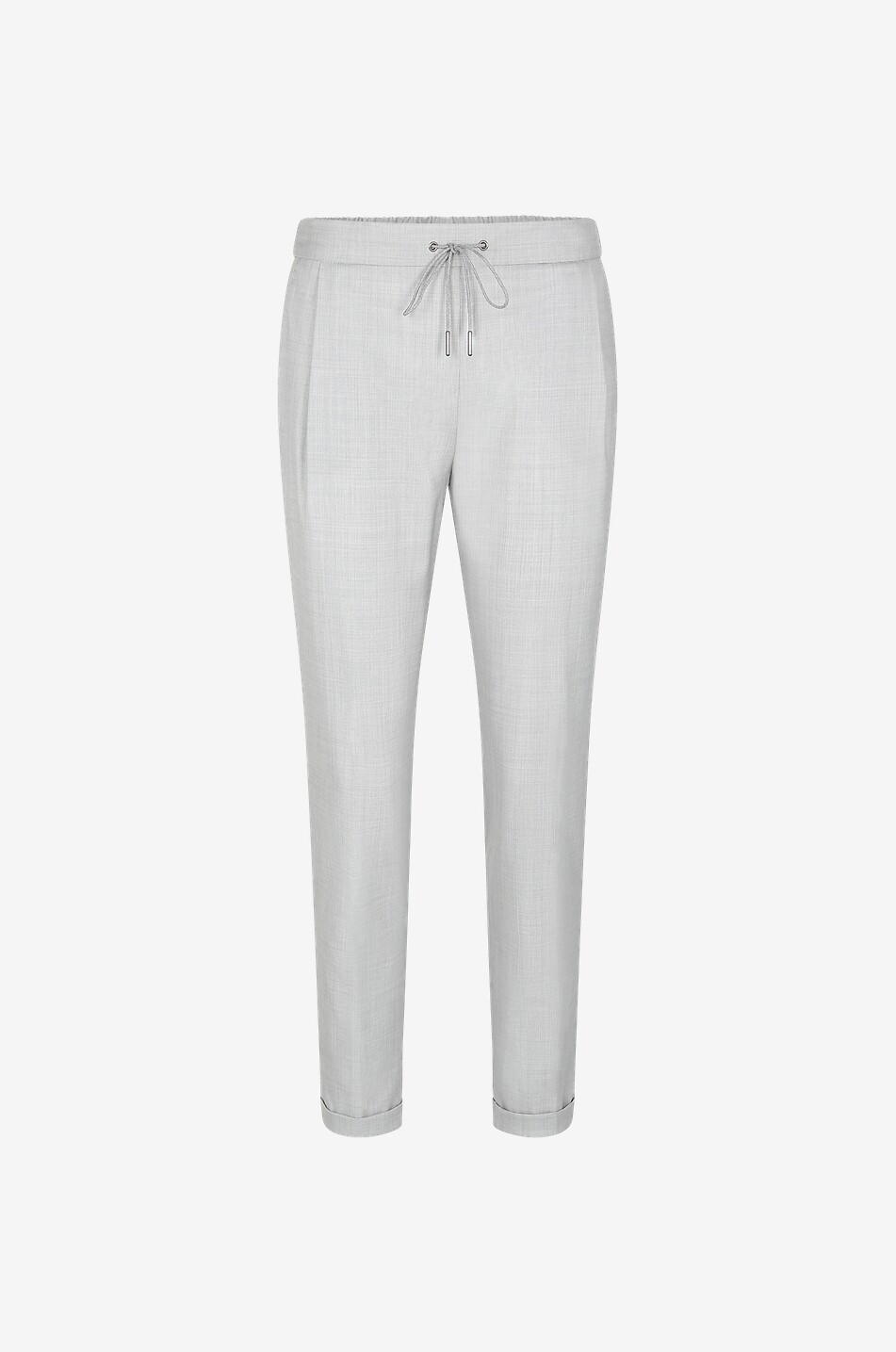 FABIANA FILIPPI Spello slim fit wool tailored trousers Women LIGHT GREY 1