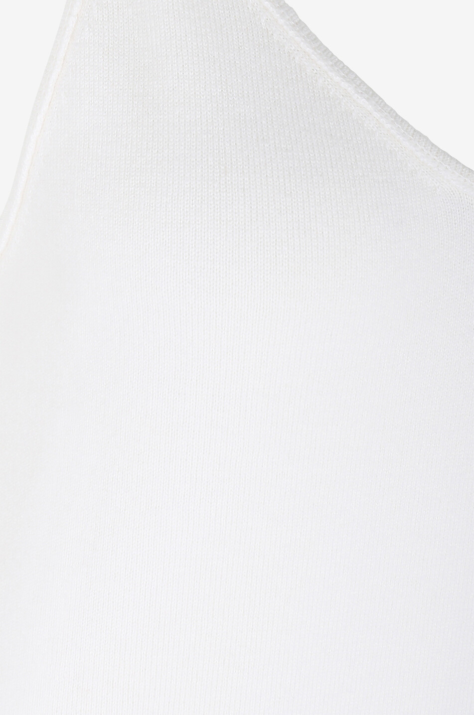 ALLUDE Langes Träger-Strickkleid aus Kaschmir Damen WEISS 3