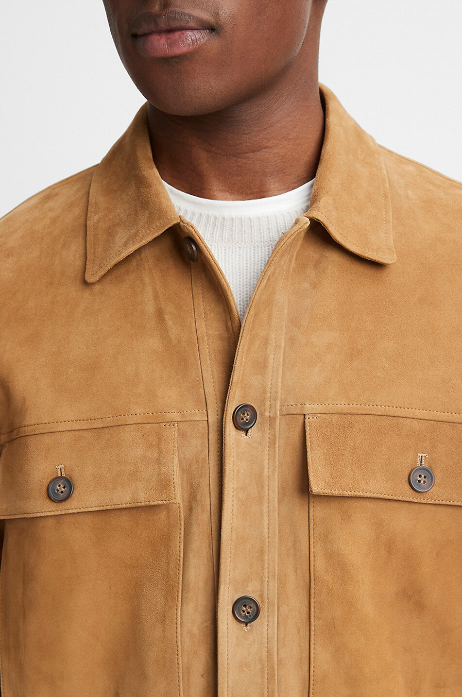 Hemdjacke aus Ziegenleder