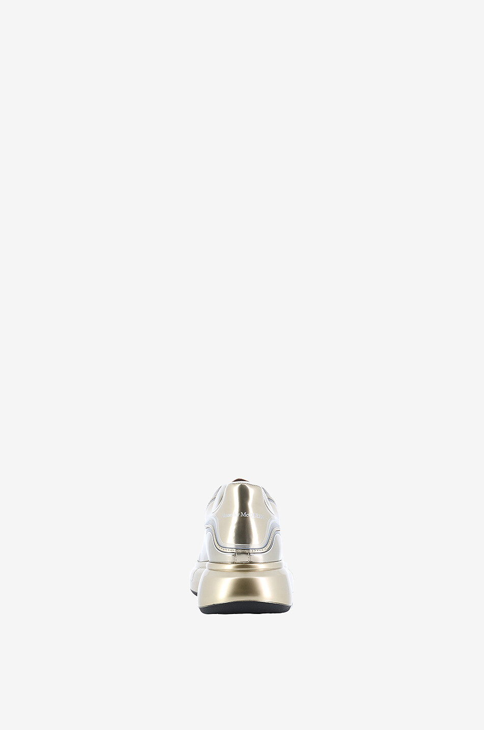 Oversize Curve Tech low-top metallic sneakers