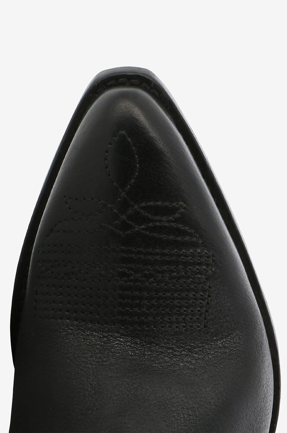 GOLDEN GOOSE Bottes brodées à talon cubain Wish Star Femme NOIR 5