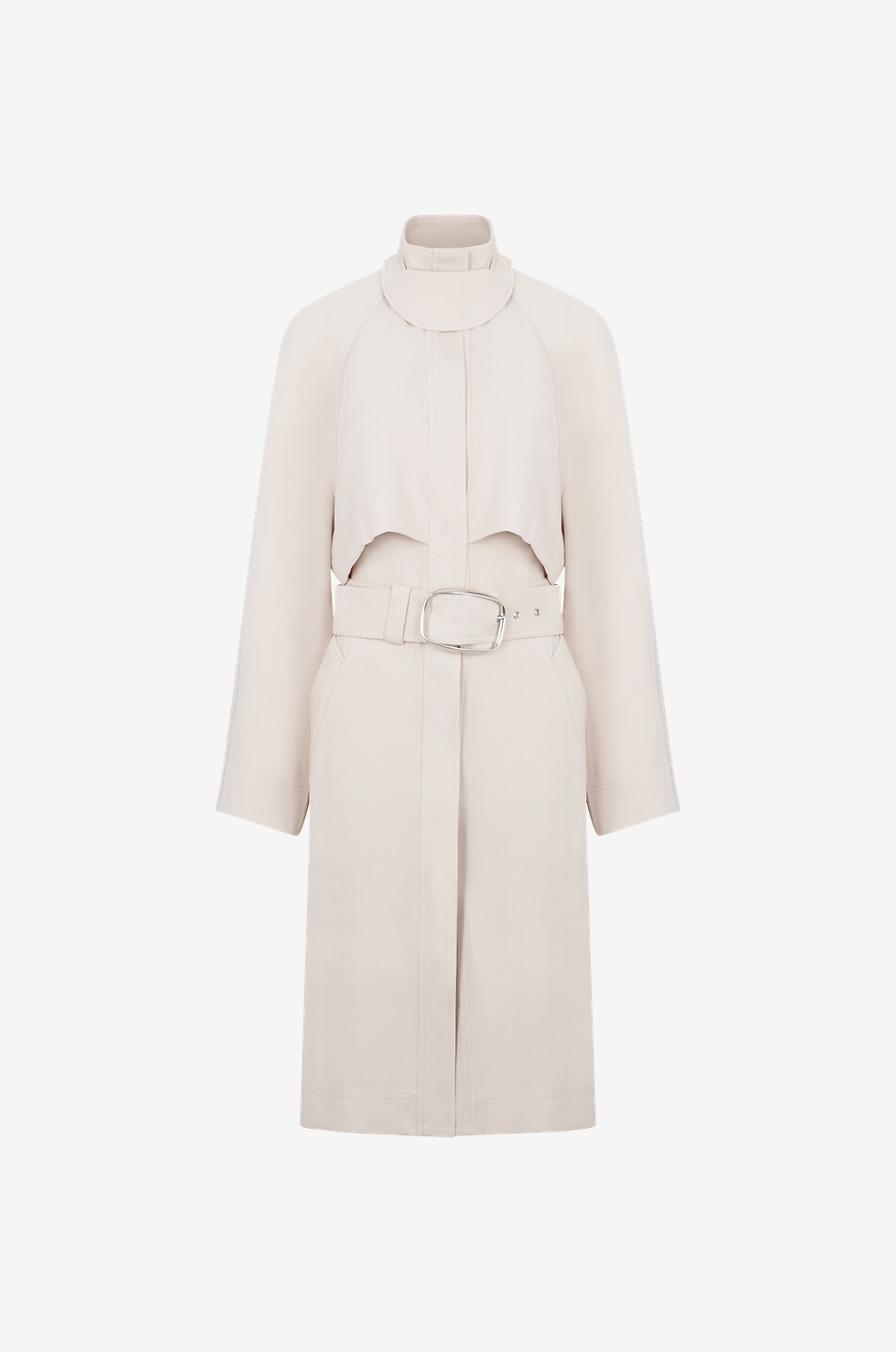 Midilanges Trench-Kleid