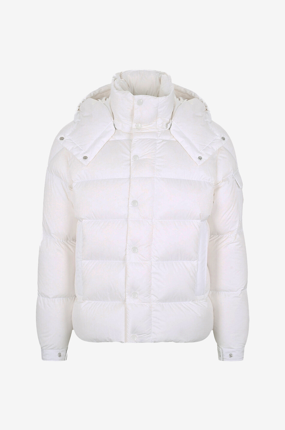 MONCLER Kurze Daunenjacke mit Kapuze Vezere Herren WEISS 1