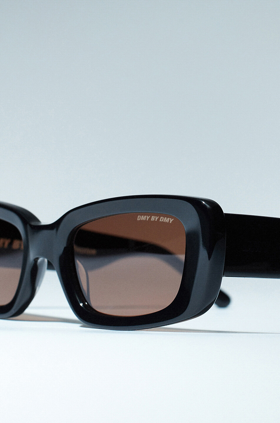 DMY BY DMY Preston rectangular acetate sunglasses Women BLACK 6