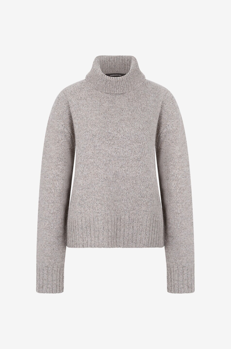 BARBARA BUI Merino wool chunky turtleneck jumper Women GREY 1