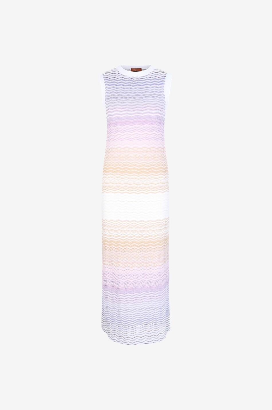 Iconic Colorful popular M Missoni Zigzag Sleeveless Knit Dress 42/6