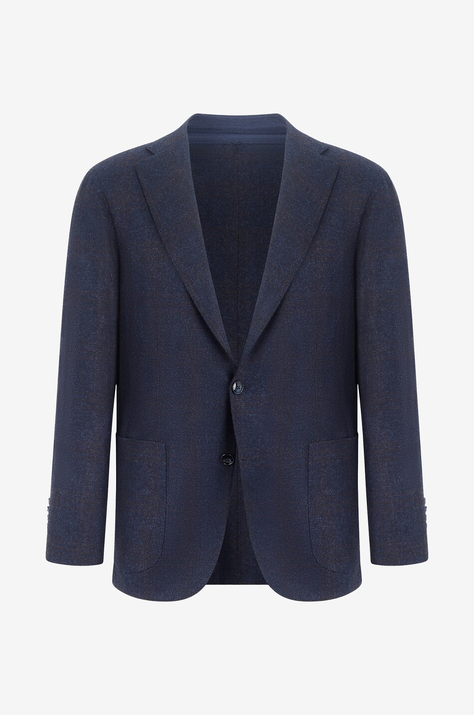 BARBA Einreihiger Blazer aus Wolle Jimmy Herren DUNKELBLAU 1