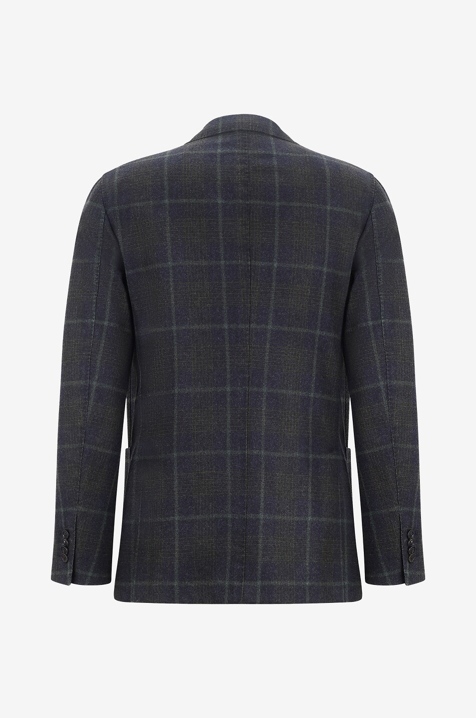 Blazer à carreaux en laine K. Jacket