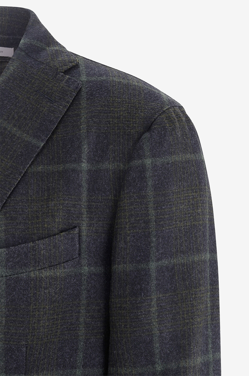 Blazer à carreaux en laine K. Jacket