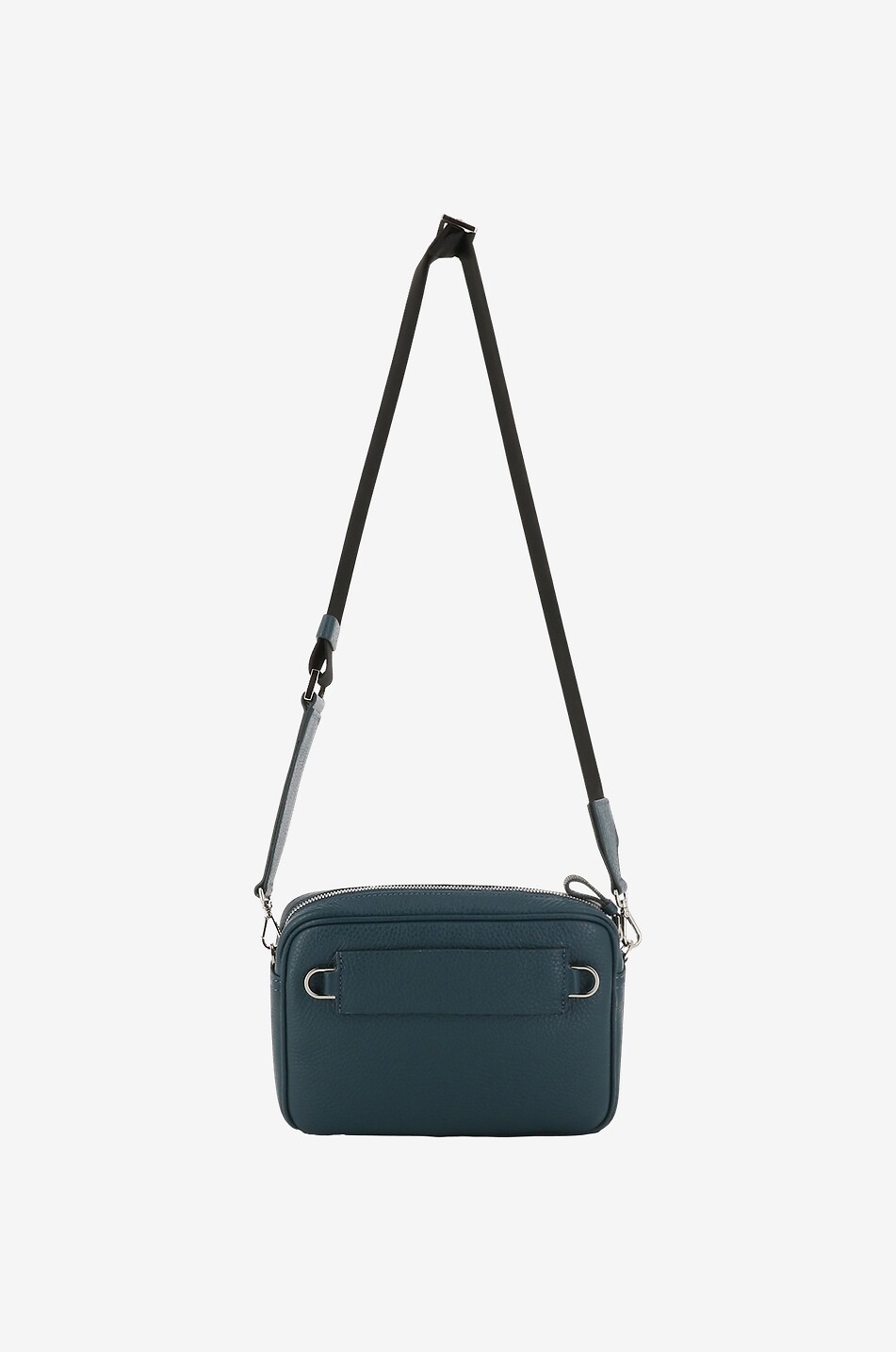 FABIANA FILIPPI Wandelbare Tasche aus genarbtem Leder Damen BLAU 4