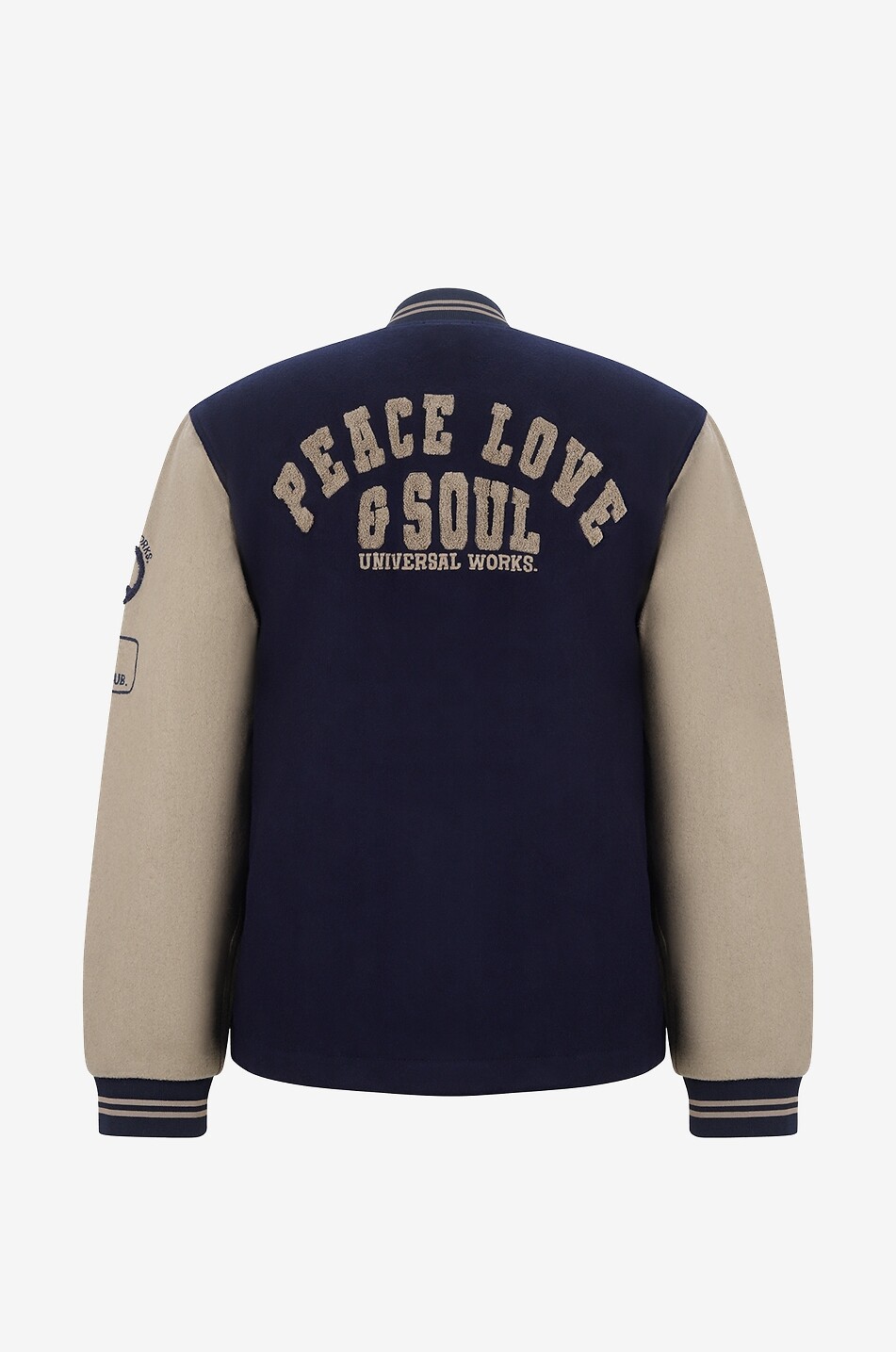 Newark wool varsity bomber jacket