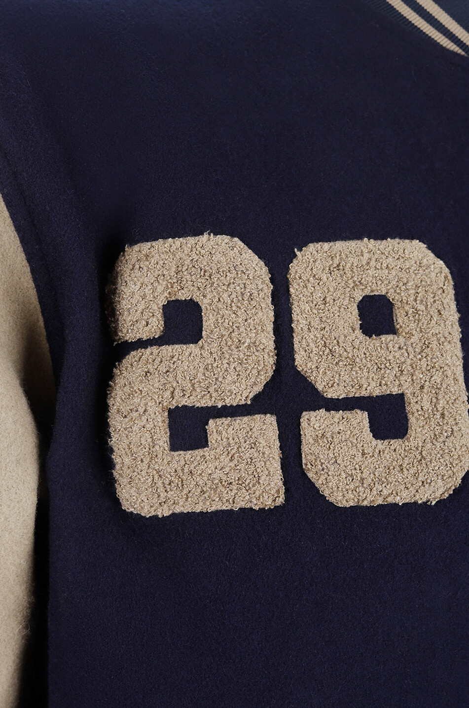 Newark wool varsity bomber jacket