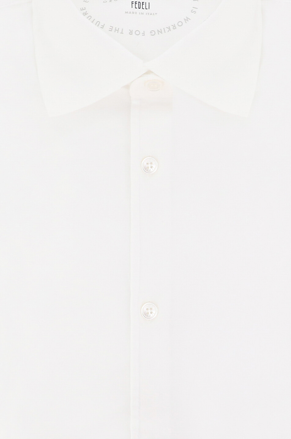FEDELI Jason jersey long-sleeved shirt Men WHITE 2