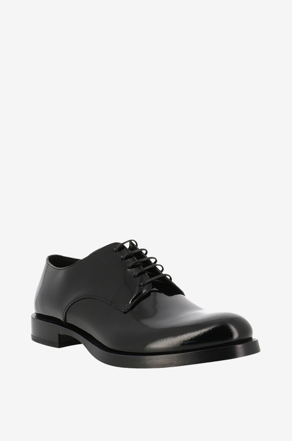 Altavilla patent leather derby shoes