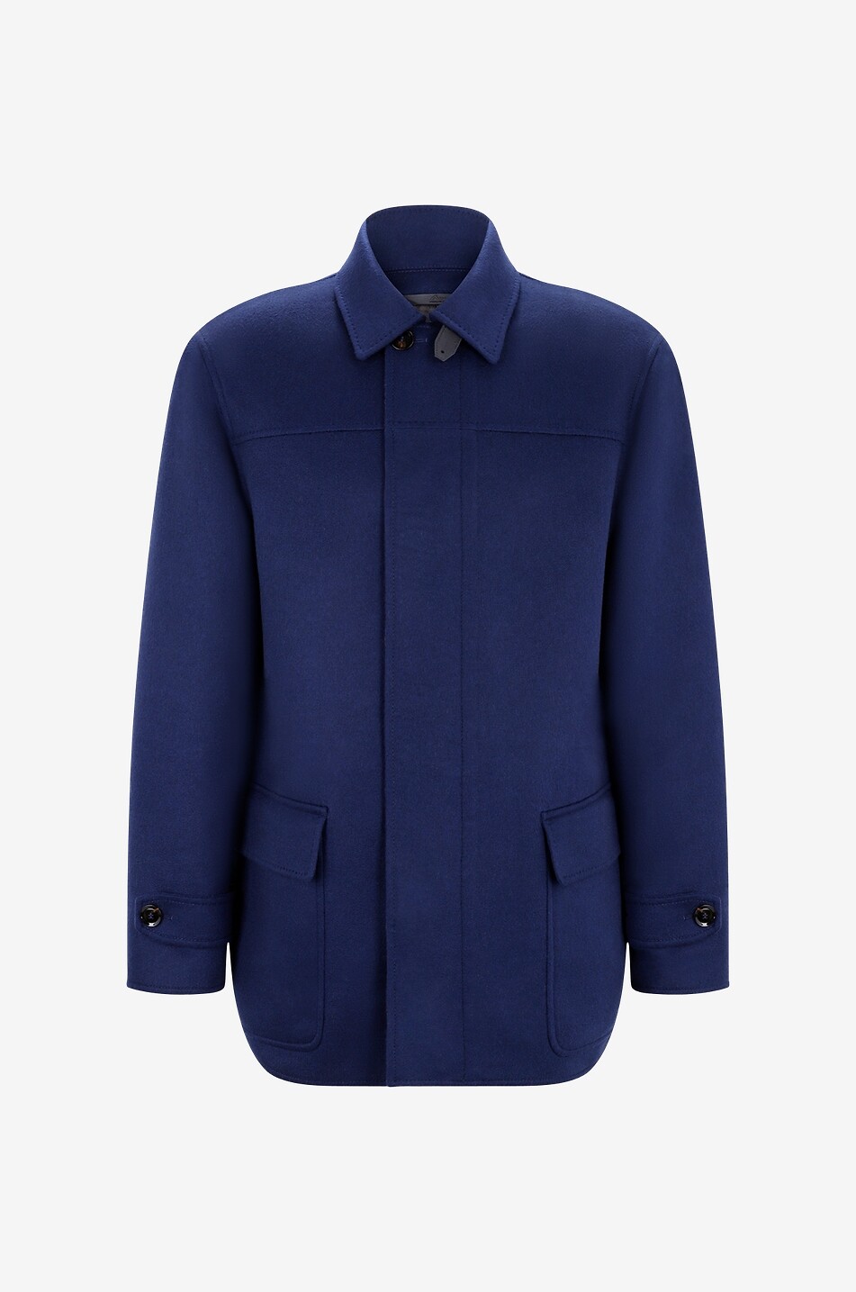 Zweilagiger Kaschmir-Kurzmantel Field Jacket